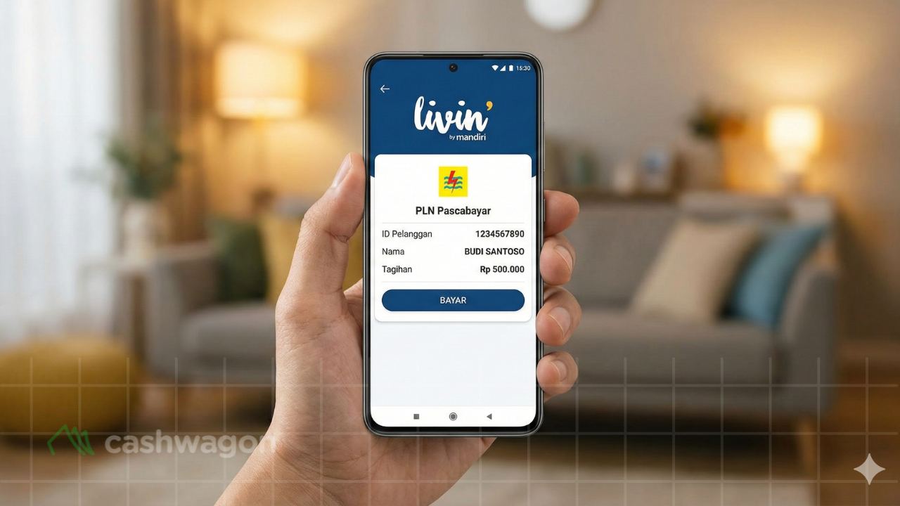 Cara Bayar Listrik Pascabayar lewat Livin Mandiri